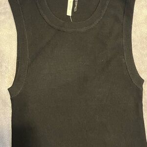BE COOL Black Classic Crew Neck Sweater Vest